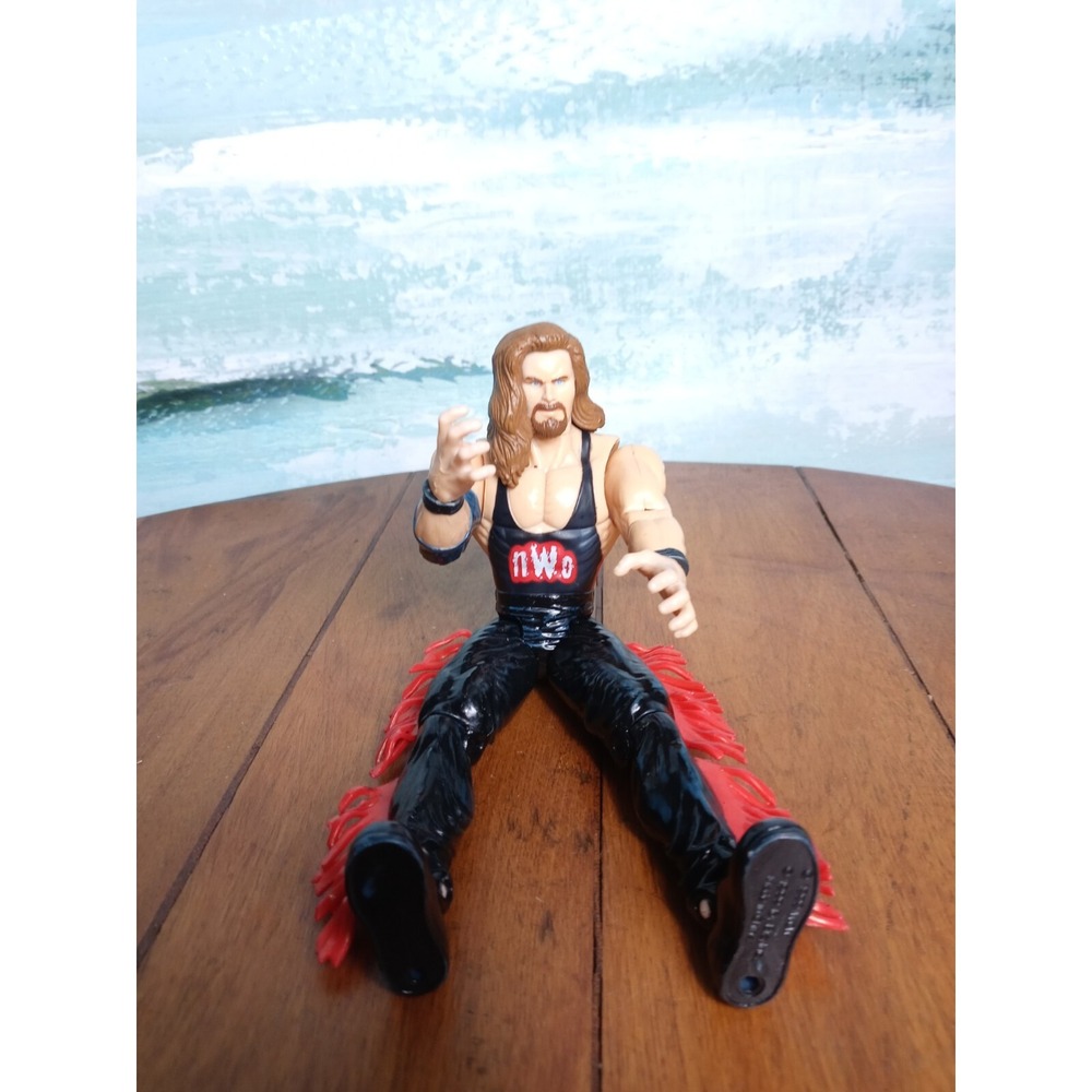 WWE Kevin Nash NWO‎ Figure Smash 'N' Slam ToyBiz Vintage NWO WCW Wrestling